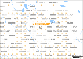 map of Āthānagar