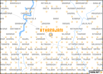 map of Āthārajāni