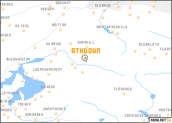 map of Athdown