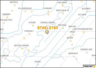 map of Athelstan