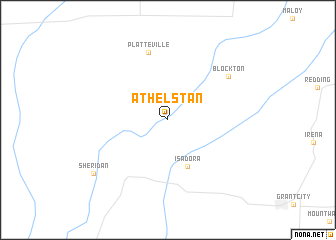 map of Athelstan