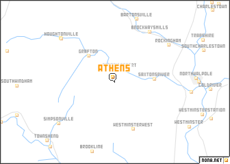 map of Athens