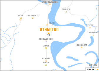 map of Atherton