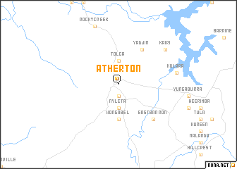 map of Atherton