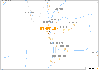 map of Athfālah