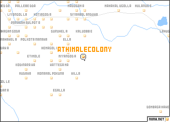 map of Athimale Colony