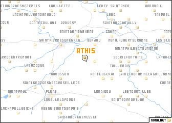 map of Athis