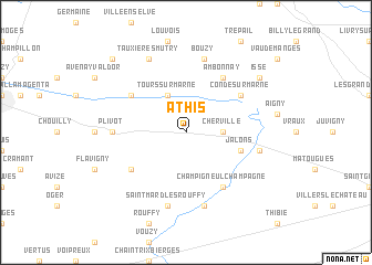 map of Athis