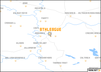 map of Athleague