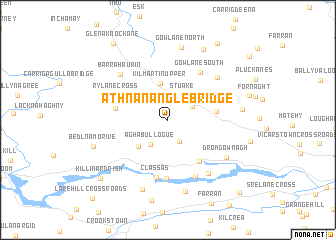 map of Athnanangle Bridge