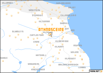 map of Áth na Sceire