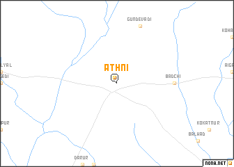 map of Athni