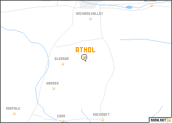 map of Athol