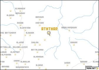 map of ‘Aththār