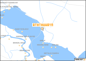 map of Ath Thuwayn