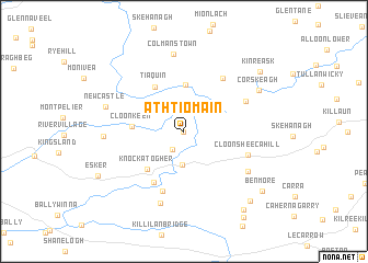 map of Áth Tíomáin