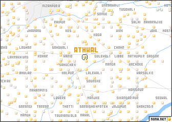 map of Athwāl