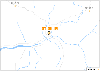 map of Atiamuri