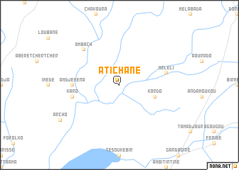 map of Atichané