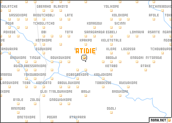 map of Atidié