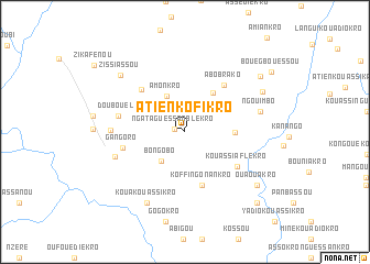 map of Atien-Kofikro