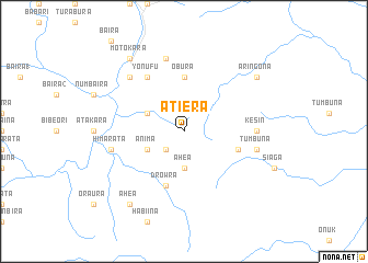 map of Atiera