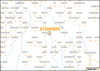 map of Atiga Kopé