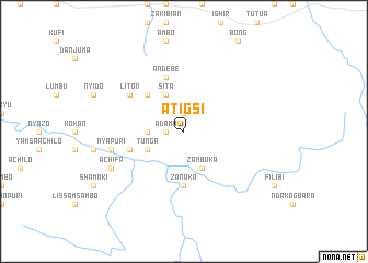 map of Atigsi