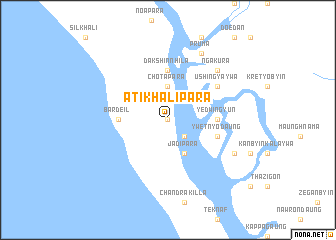 map of Atikhālipara