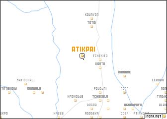 map of Atikpaï