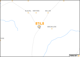map of Atîla