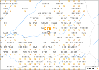 map of Atile