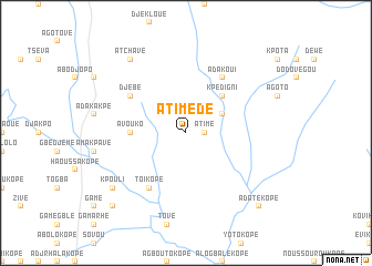 map of Atimédé