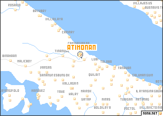 map of Atimonan