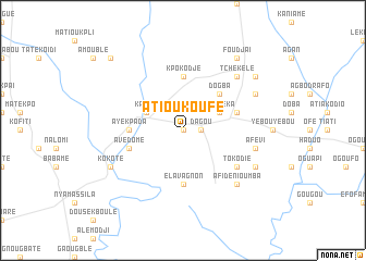 map of Atioukoufe