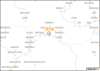 map of A Tio