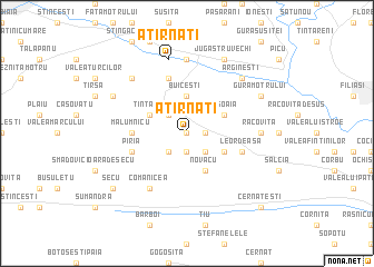 map of Atîrnaţi