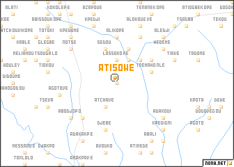 map of Atisowé