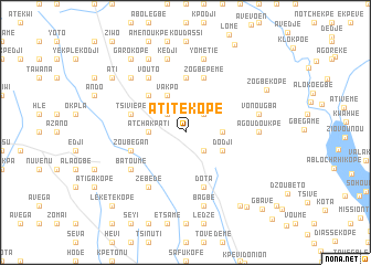 map of Atité Kopé