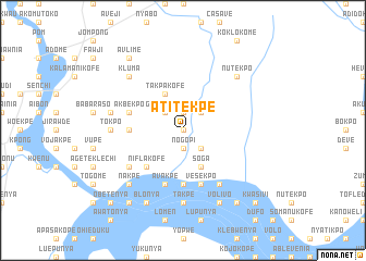 map of Atitekpe