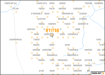 map of Atitse