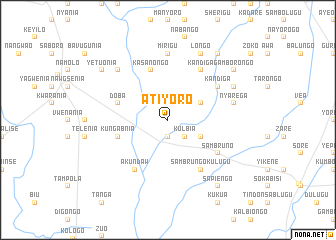 map of Atiyoro