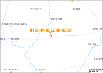 map of Atizapán de Zaragoza