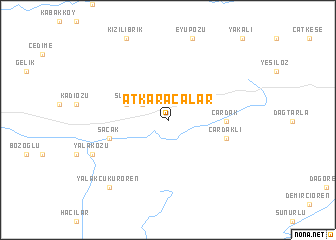 map of Atkaracalar