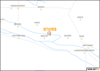 map of Atkins