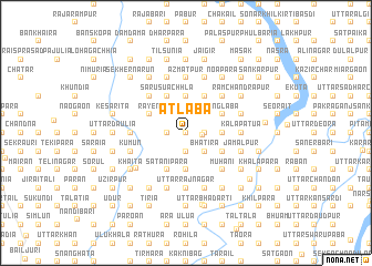 map of Atlāba