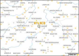 map of Atlaco