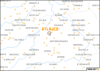 map of Atlajco