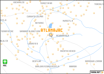 map of Atlamajac