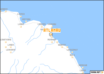 map of Atlamau